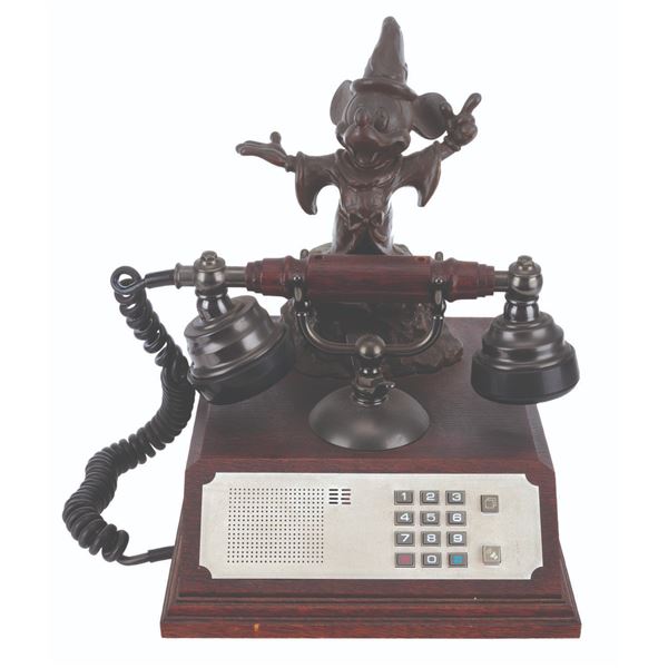 A Disney Licensee's Association Sorcerer Mickey Telephone.