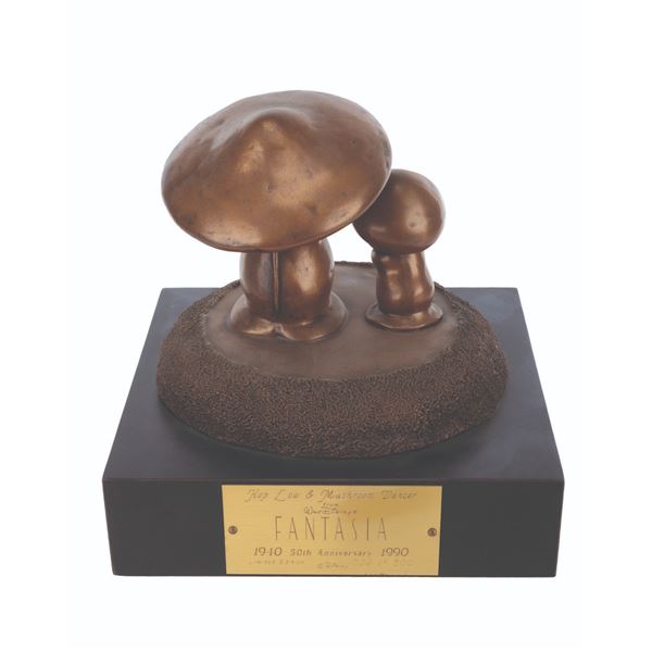 A "Fantasia" Hop Low & Mushroom Dancer Sculpture.