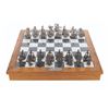 Image 1 : A Pewter "Fantasia" Chess Set.