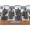 Image 2 : A Pewter "Fantasia" Chess Set.