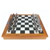Image 4 : A Pewter "Fantasia" Chess Set.