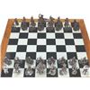 Image 6 : A Pewter "Fantasia" Chess Set.