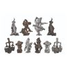 Image 8 : A Pewter "Fantasia" Chess Set.