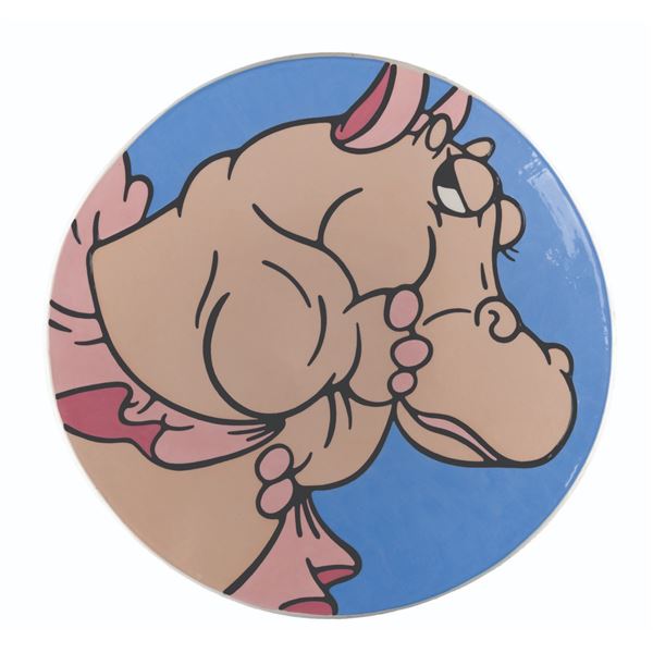 A "Fantasia" Hyacinth Hippo Charger Plate.