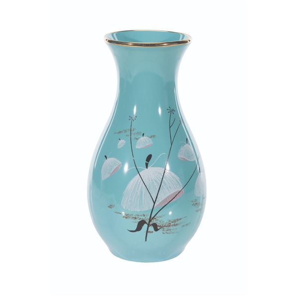 A "Fantasia" Milkweed Ballet Vase.