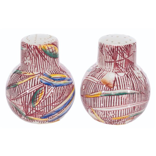 A "Fantasia" Autumn Ballet Salt and Pepper Shaker Set.