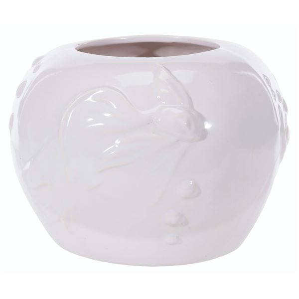 A Vernon Kilns "Fantasia" Goldfish Bowl.