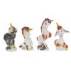 Image 1 : A Set of Vernon Kilns "Fantasia" Unicorn Figurines.