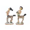 Image 10 : A Pair of Rare "Fantasia" Centaurette Figurines.