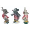 Image 1 : Three Vernon Kilns "Fantasia" Elephant Figurines.