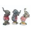 Image 9 : Three Vernon Kilns "Fantasia" Elephant Figurines.