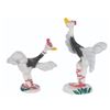 Image 4 : A Pair of Vernon Kilns "Fantasia" Ostrich Figurines.