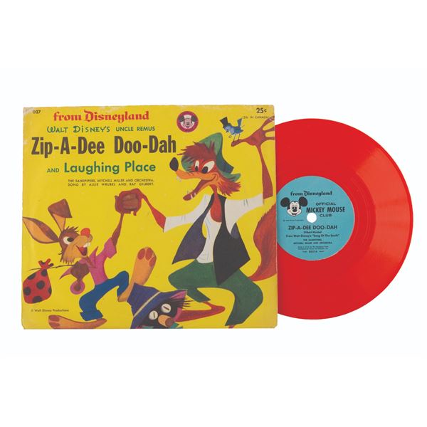 A Pair of "Song of the South" 7" Records.