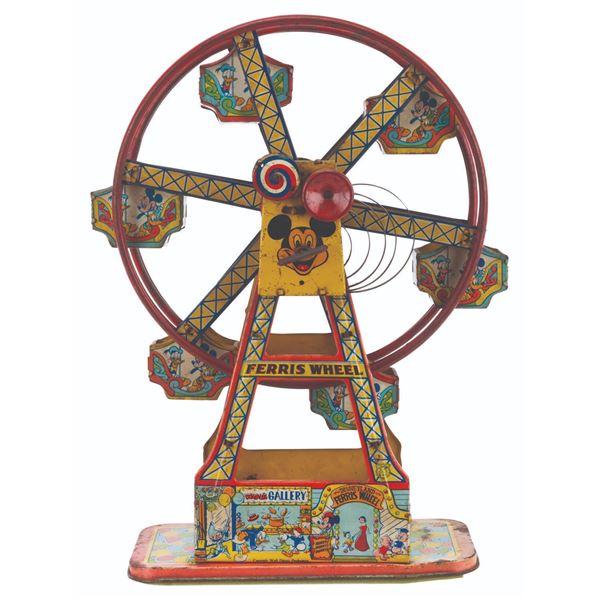 A Disneyland Ferris Wheel Wind-Up Tin Toy.