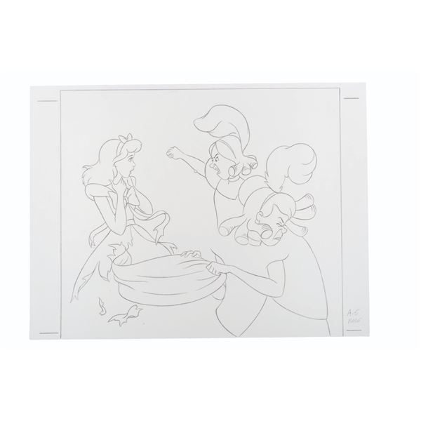 "Cinderella" View-Master Slide Development Art.