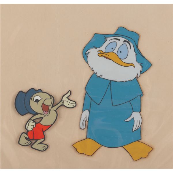 A Jiminy Cricket and J.J. Fate Production Cel.