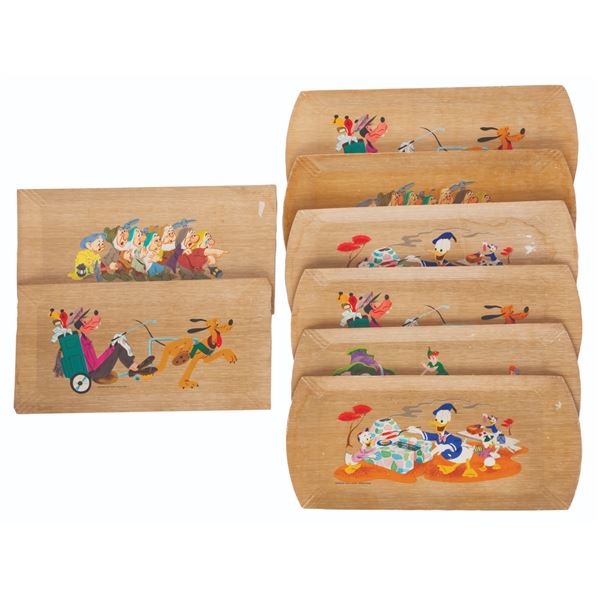 A Set of Disney-Themed Hasko Trays.