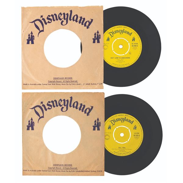 A Rare Pair of Annette Funicello Australian Record Pressings.