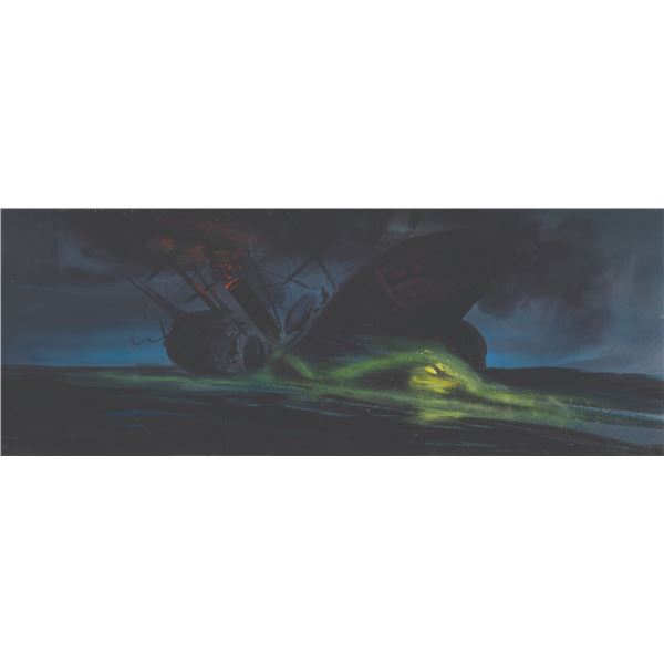 A "20,000 Leagues Under The Sea" Nautilus Concept Painting.
