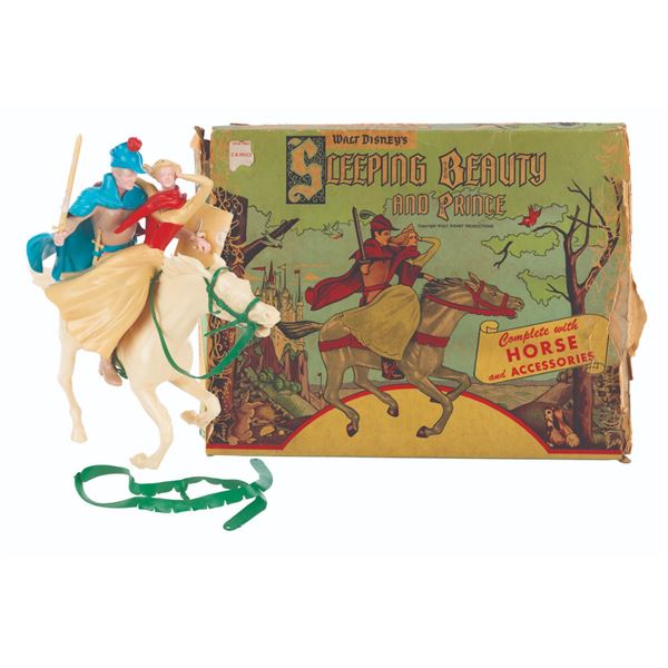 A Marx Sleeping Beauty and Prince Figure Set.
