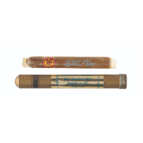 Walt Disney's "It's a Grandson!" Birth Announcement Cigar.