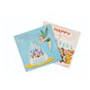 Image 1 : A Pair of Disney Buzza Cardo Happy Birthday Record Cards.