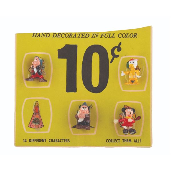 A Set of Disneykins on Rare Display Card.