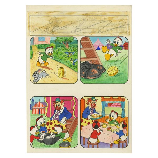 Donald's Nephews Original Magazine Artwork.