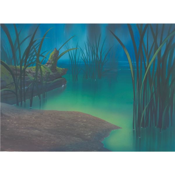 A "The Fox and the Hound" Original Production Background.