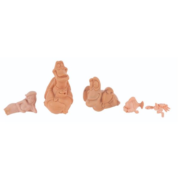 A Set of "The Little Mermaid" Toy Prototypes.