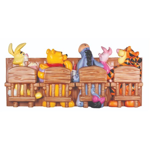 A Disney Store Winnie the Pooh & Friends Store Display Relief.