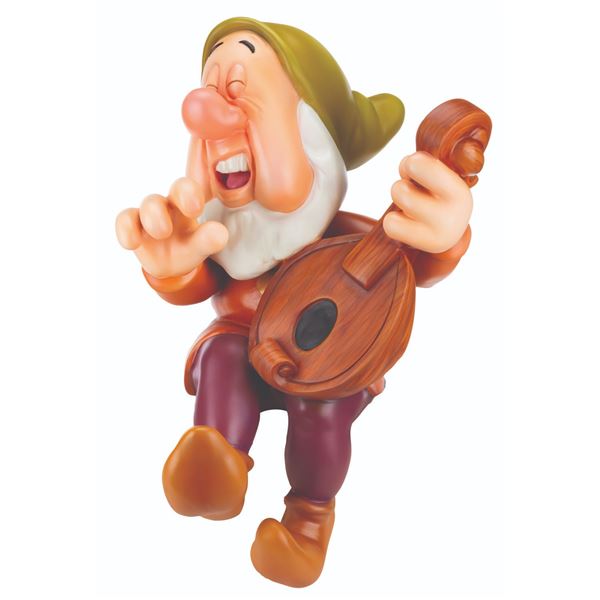 A Disney Store Sneezy Display Figure.