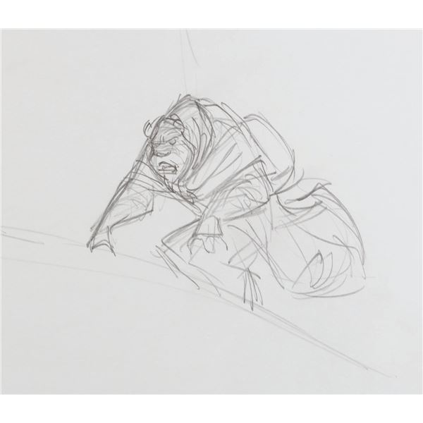 A "Beauty and the Beast" Original Development Drawing.