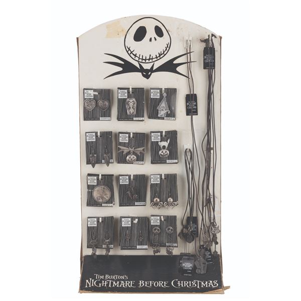 A "The Nightmare Before Christmas" Store Display with Jewelry.