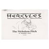 Image 2 : The Rare "Hercules" Jack Nicholson Pitch Book.