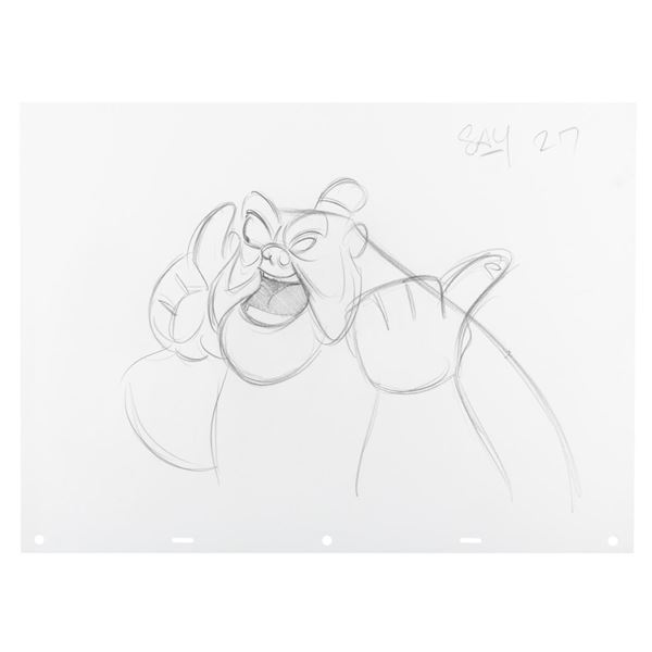 A "Mulan" Original Production Drawing.