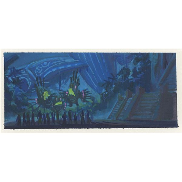 An "Atlantis: The Lost Empire" Color Key Concept Painting.