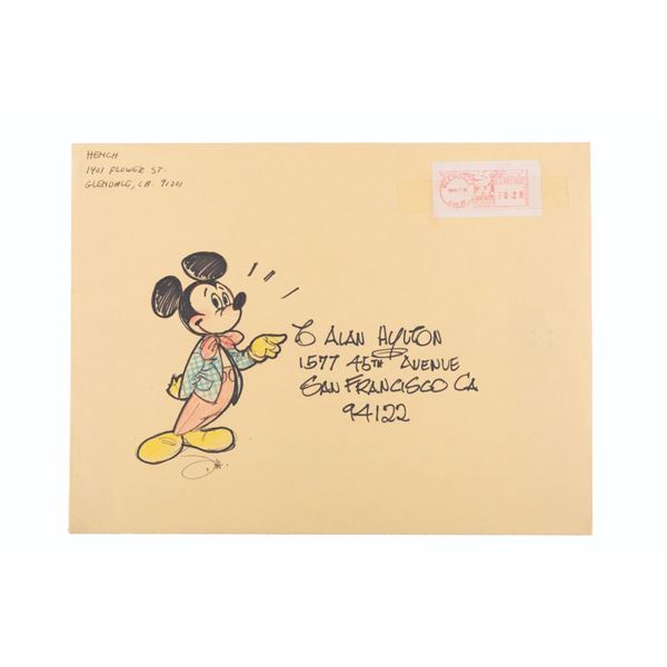 An Original Mickey Mouse Drawing by John Hench.