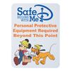 Image 1 : A SafeD Begins With Me Cast Member Sign.
