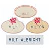 Image 1 : Milt Albright's Disneyland Name Badges.
