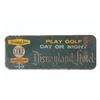 Image 1 : A Disneyland Hotel Golf Highway Sign.