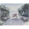 Image 1 : A Disneyland Hotel Marc Davis Jungle Cruise Print.