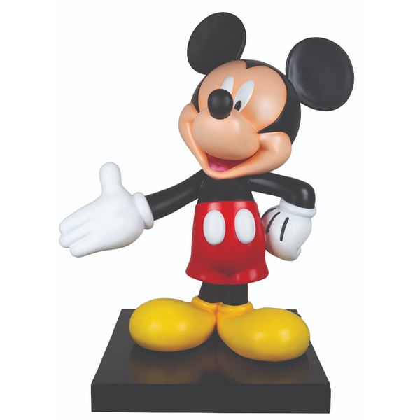 A 75 InspEARations 6-Foot Mickey Mouse Statue.
