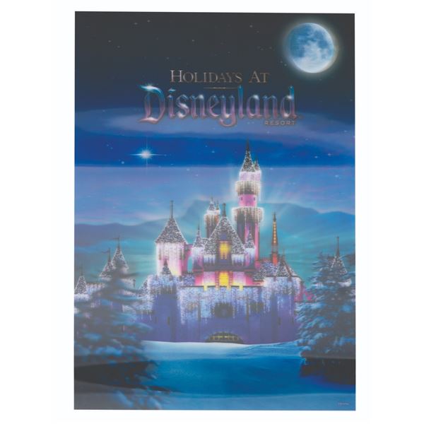 A Lenticular Disneyland Holiday Poster.