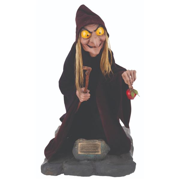 A "Snow White" Old Hag Main Street Window Display Figure.