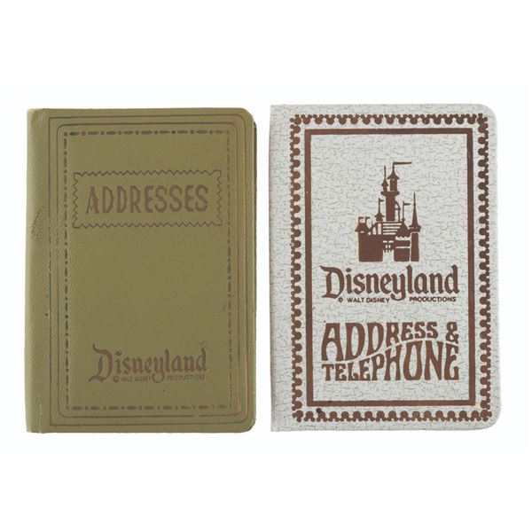 A Pair of Disneyland Address & Telephone Books.