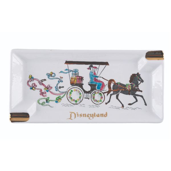 A Horse-Drawn Carriage Disneyland Ashtray.