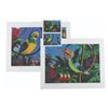 Image 1 : A Pair of Signed Enchanted Tiki Room Prints.