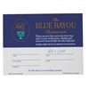 Image 2 : A Pair of Blue Bayou Restaurant Reservation Cards.