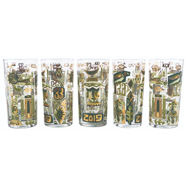 A Set of SHAG Club 33 Glasses.